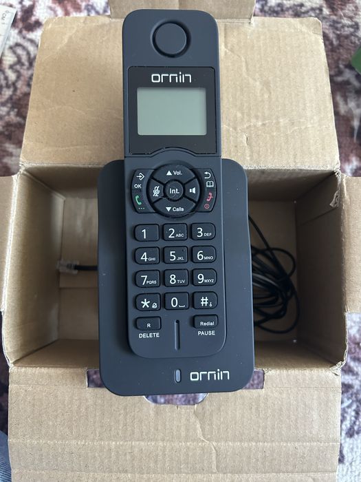Бездротовий настільний телефон Ornin Speakerphone D1005 радіотелефон для дому з 1,6-дюймовим РК-дисплеєм