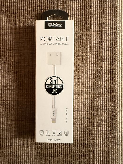 Adaptador lightning para 2x USB C