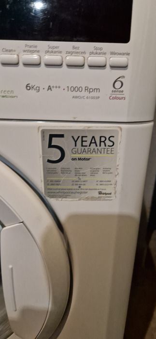 Pralka Whirlpool 6KG sprawna