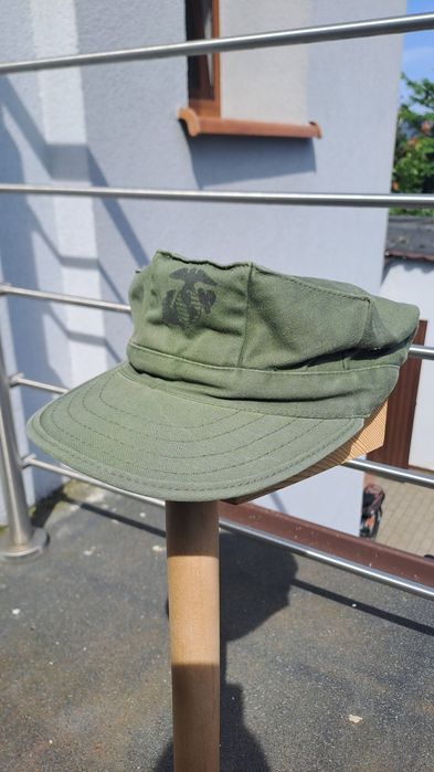 Czapka USMC  marineska US Army Olive Green medium cap utility patrolowka