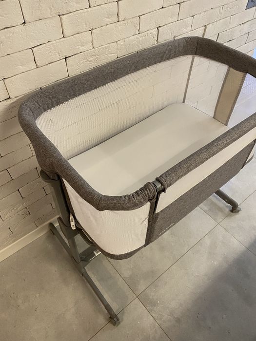 Łóżeczko dostawne Moby-System LUNA 3w1 - szare