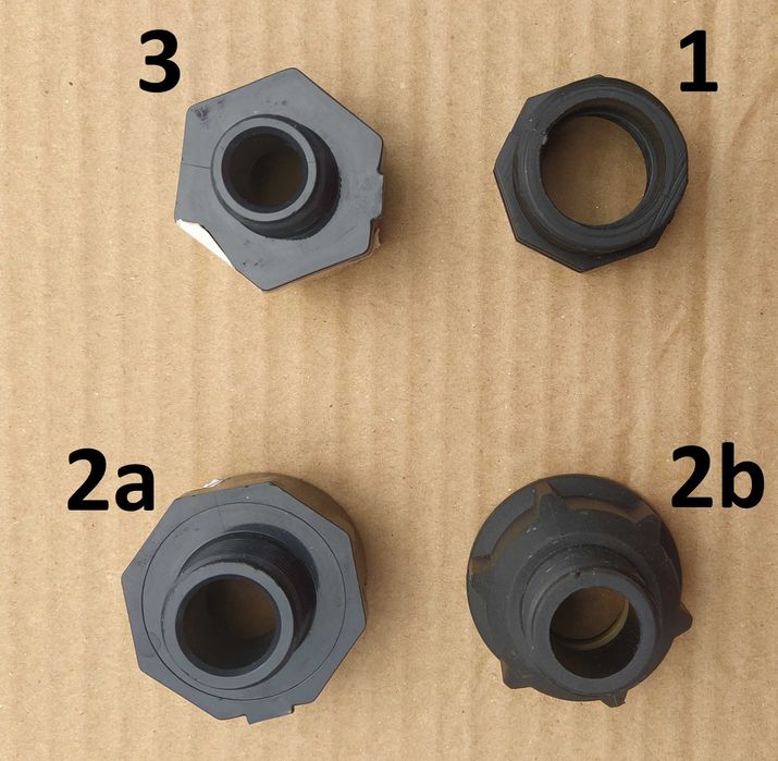 Uniões Canalização com Rosca- PVC rigido