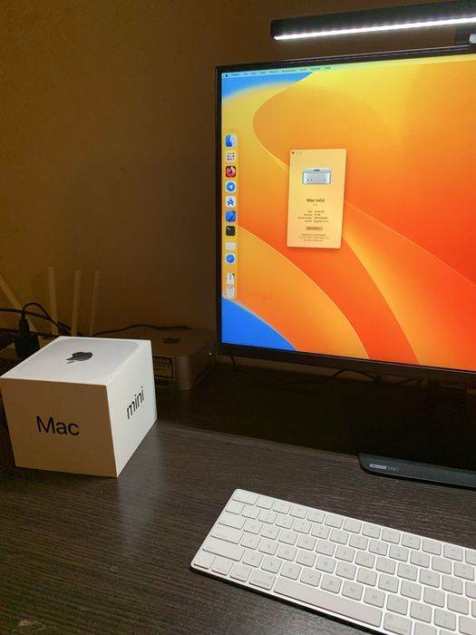Сетап Mac mini m4 16/256gb + samsung G5 27 2k 180Hz