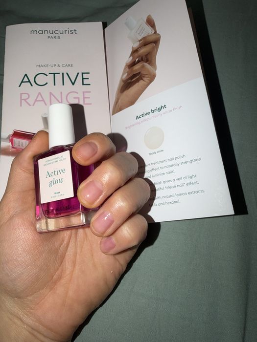 Лак для нігтів Manucurist Active Glow Grape, manicurist, манукуріст