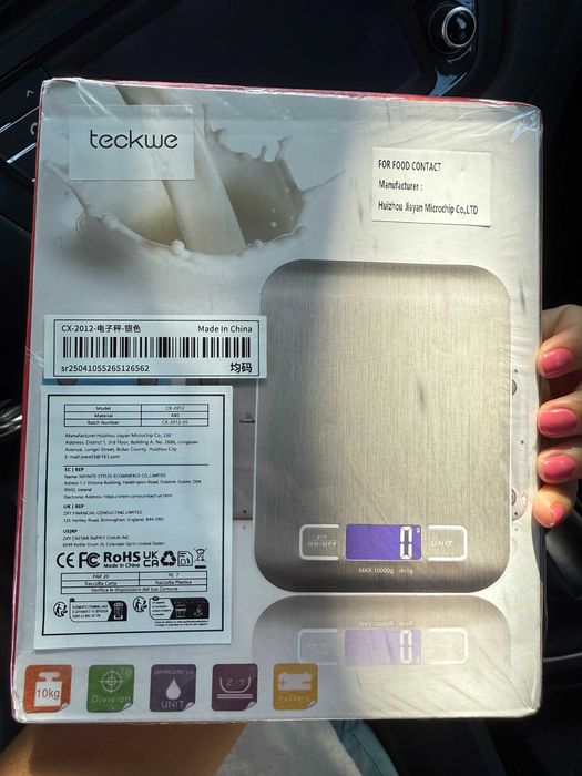 Balança de cozinha digital