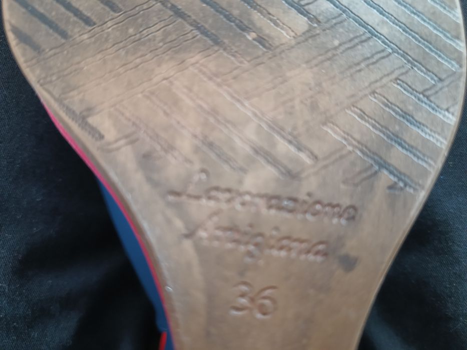 Włoskie skórzane buty 36