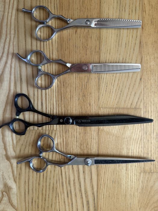Nożyczki Barberskie Uzywane w b. Dobrym stanie