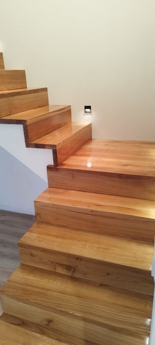 Schody drewniane lite drewno tanio i szybko