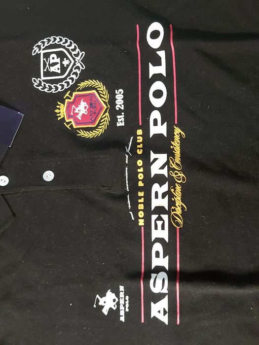 ASPERN POLO XXL koszulka polówka black exclusive