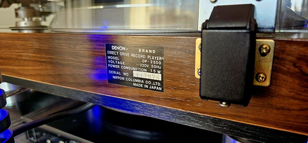 Denon DP-2500 gramofon z nap. bezpośrednim Direct Drive-idealny stan