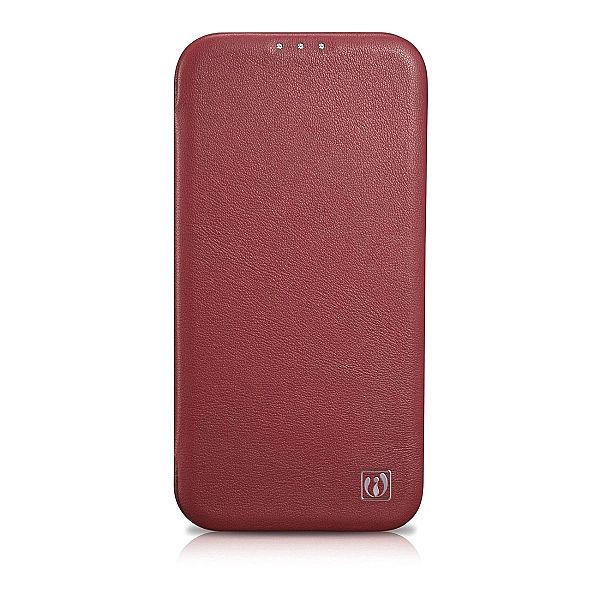 iCarer CE Premium Leather Folio Case skórzane etui iPhone 14 Pro z kla