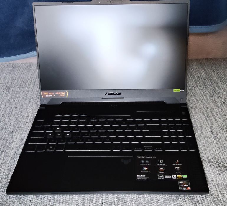 Asus TUF Gaming A15/Ryzen 5 7535HS/RTX 4060/16 GB RAM/512 GB SSD/Win11