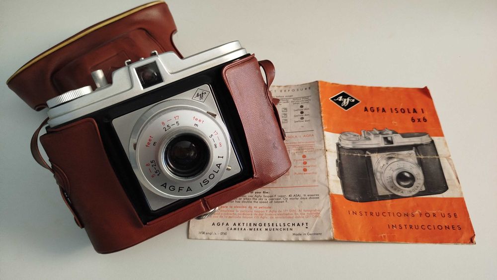 Máquina Fotográfica (Coleção-Anos 50) AGFA ISOLA I