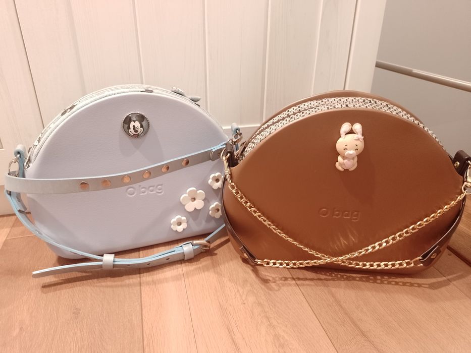 Piękny błękitny O bag moonlight + bransoletka!