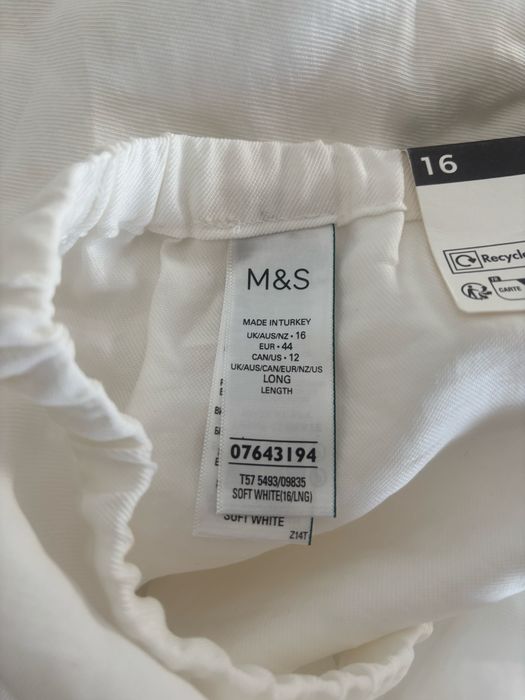 Spodnie len M&S r. 44 damskie