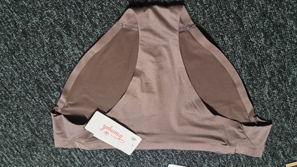 Majtki Triumph w rozmiarze 40 L. Brązowe gładkie