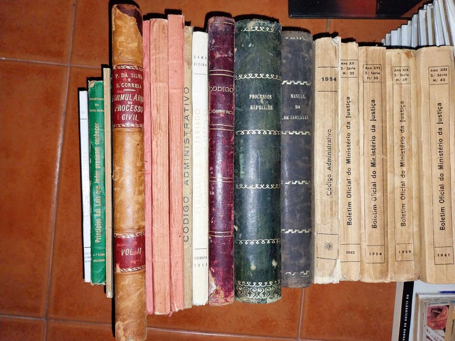 Livros Direito Antigos - Lote