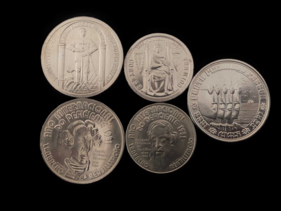 5 moedas de 100$ + 25$  Comemorativas - (Conjunto 4€) #7