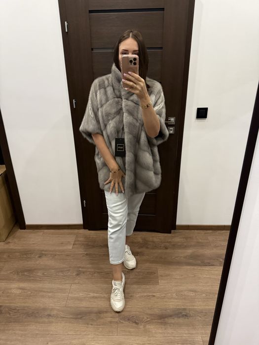 Futro naturalne z norek M-XL