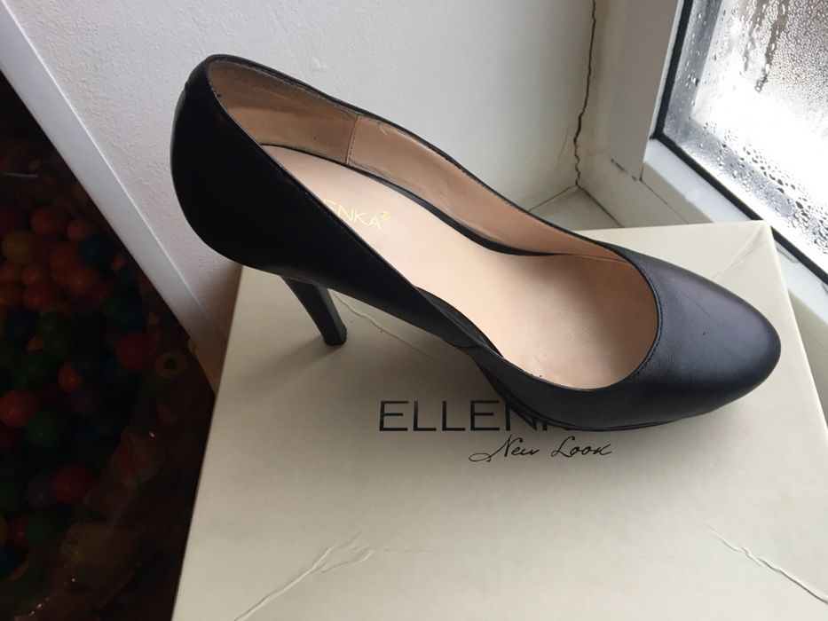 Туфли черевики кожаные