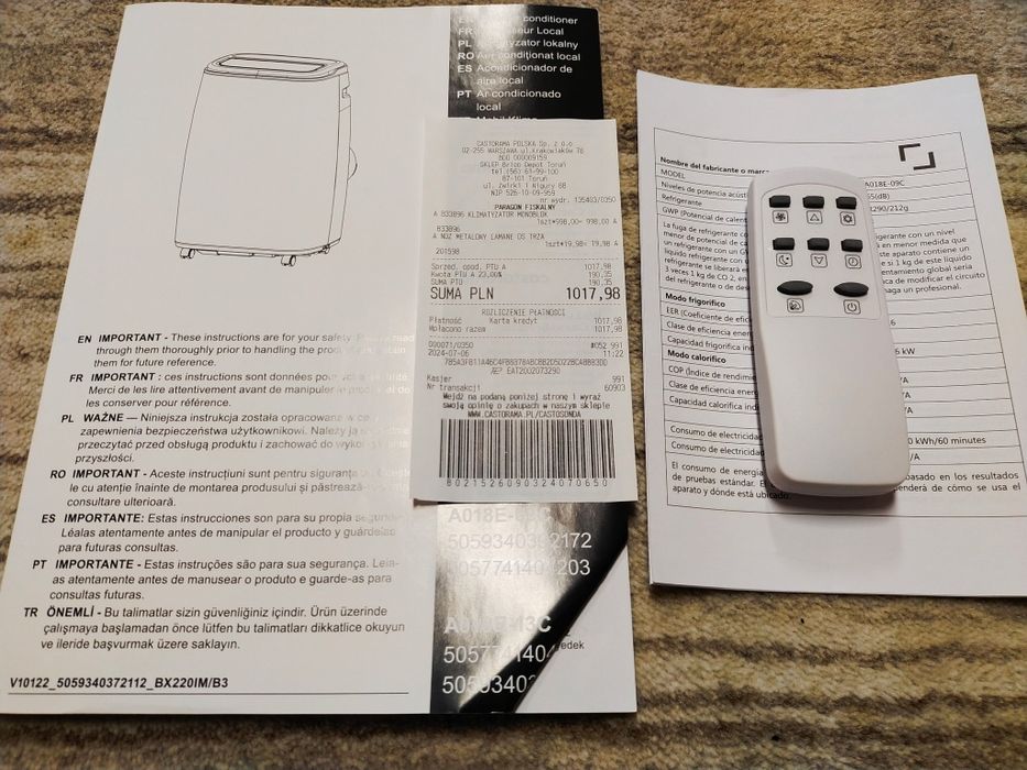 Klimatyzator przenośny