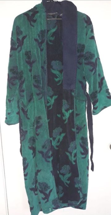 Теплий довгий домашній халат