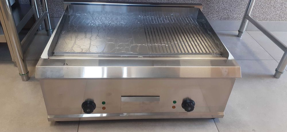 Grill elektryczny ryflowany 3KW+3KW Nowy wysyłka