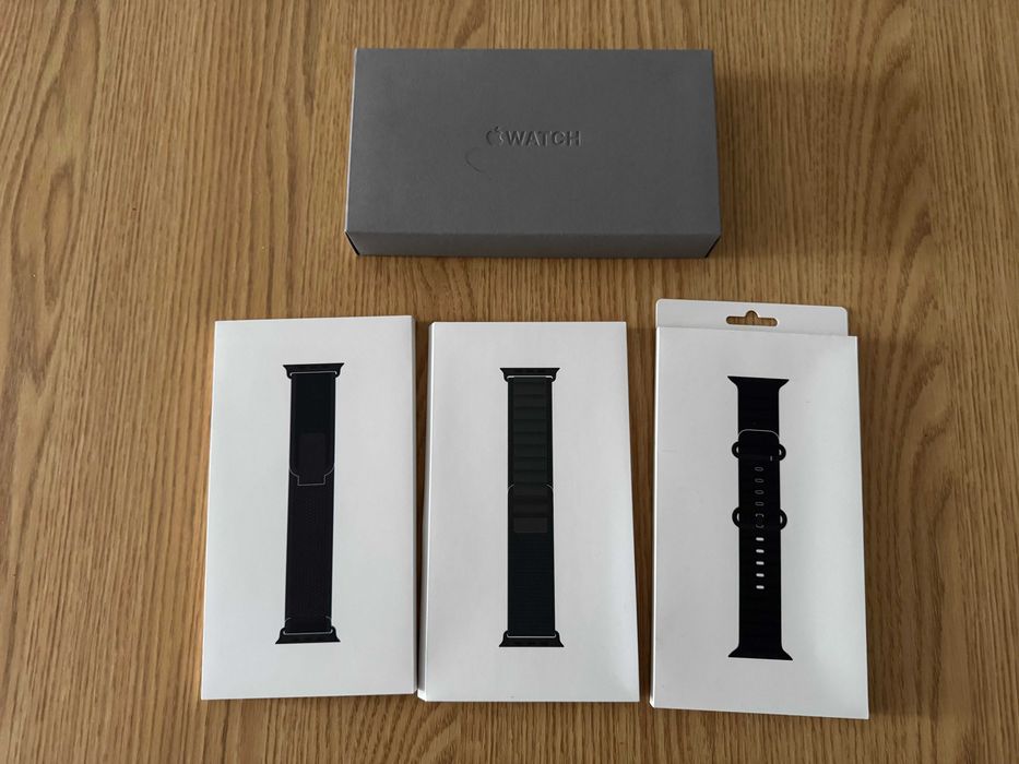 Apple Watch Ultra 2 GPS + Cellular 49 mm czarny tytan | 100% baterii | 3 opaski