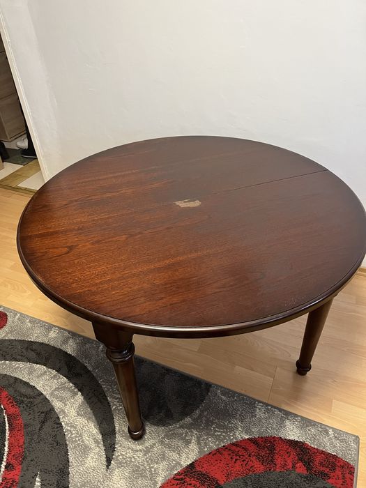 Stół rozkładany okrągły