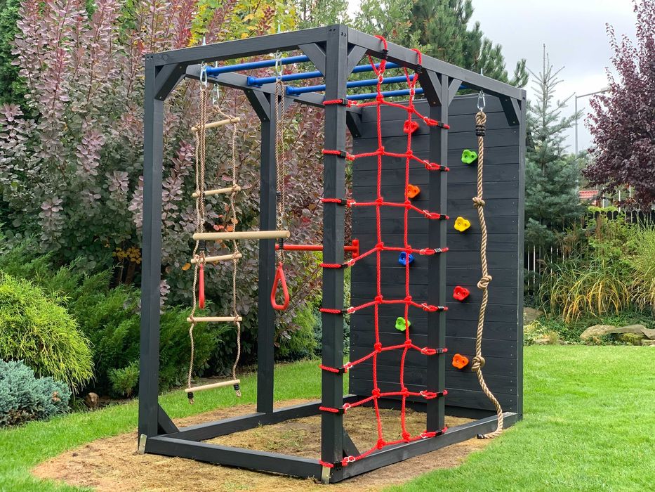 PROMOCJA - Plac zabaw - Laura - Drewniany - Małpi gaj - Wspinaczka