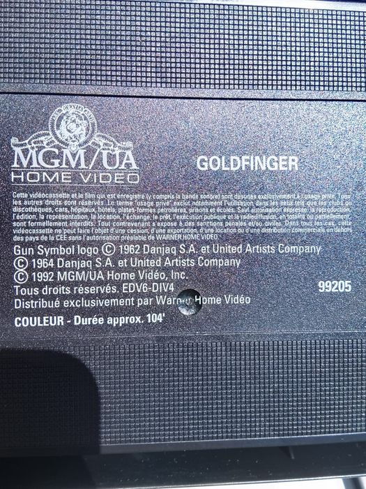 VHS - James Bond