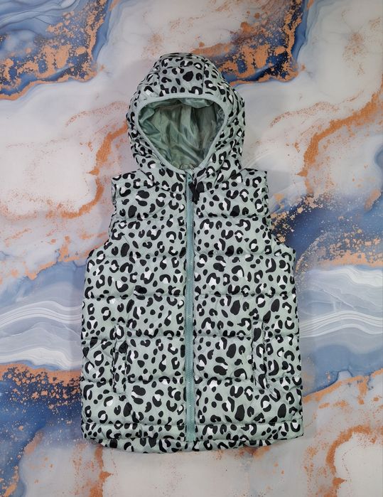 Жилетка Sinsay 128 размер детская на девочку с капюшоном