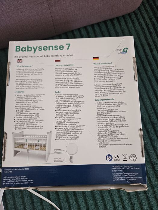 Monitor oddechu babysense 7