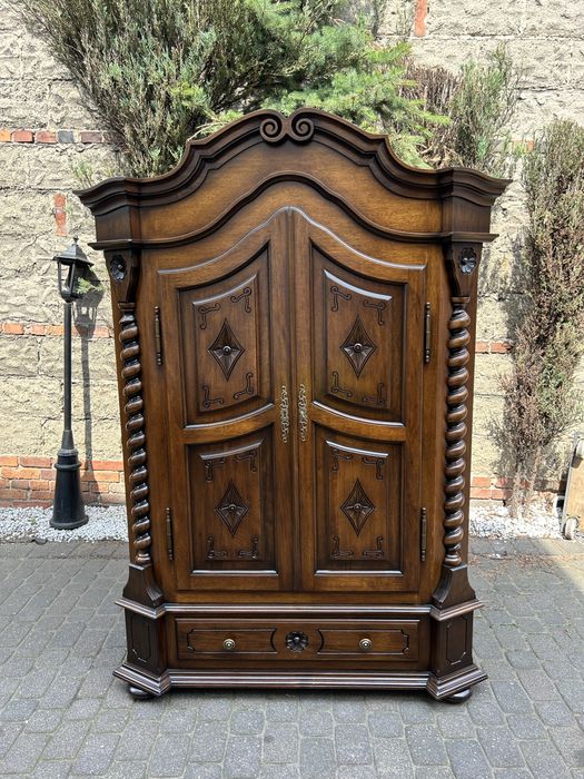 Stylowa Szafa Ubraniowa Kredens Garderoba Ludwik Po Renowacji Uniakt