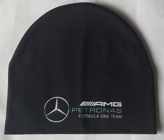 Czapka MERCEDES - Jesienno - Zimowa - Wiosenna - Czarna