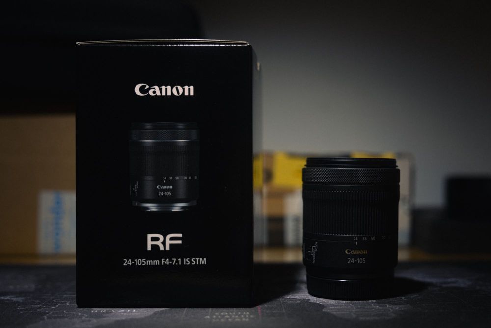 Canon RF 24-105mm F4-7.1 IS STM (NOVO) + Filtro CPL
