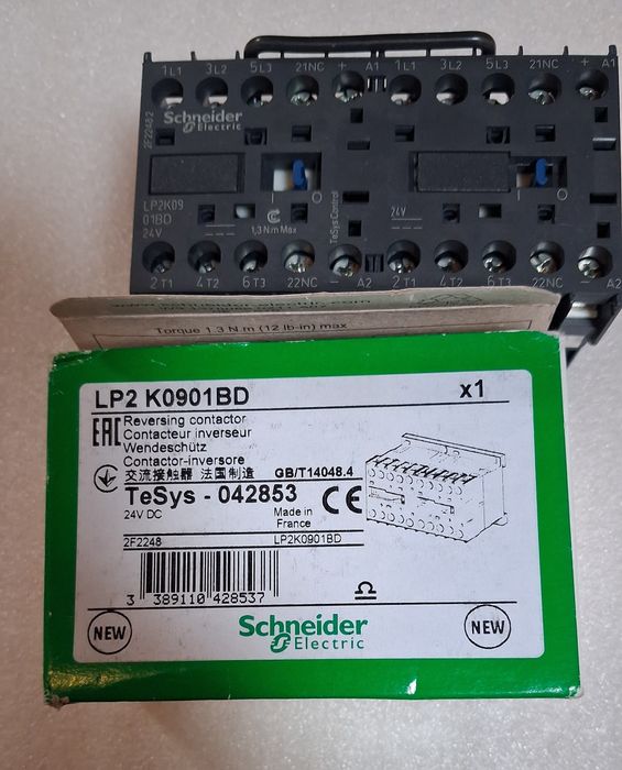 Contator Schneider LP2 K0901BD