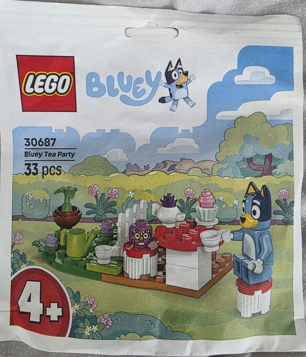 LEGO Bluey 30687 Tea Party – NOWE – 33 elementy – 37 sztuk