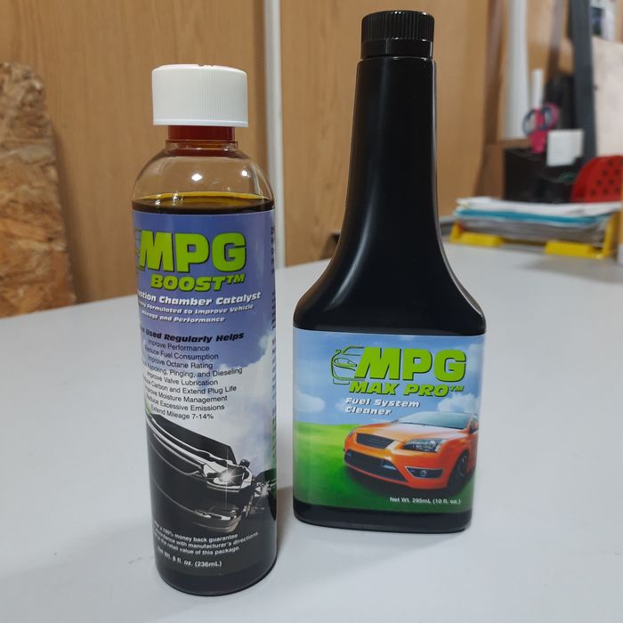 Присадки mpg MAX PRO, MPG BOOST.