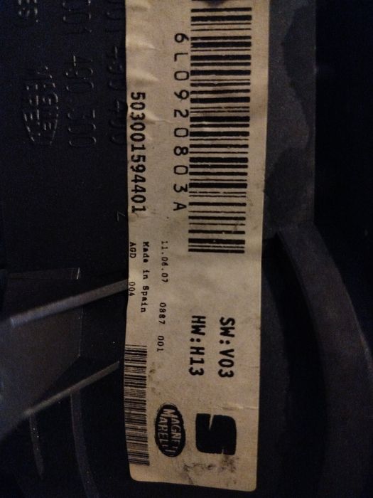 Quadrante SEAT Ibiza 6l