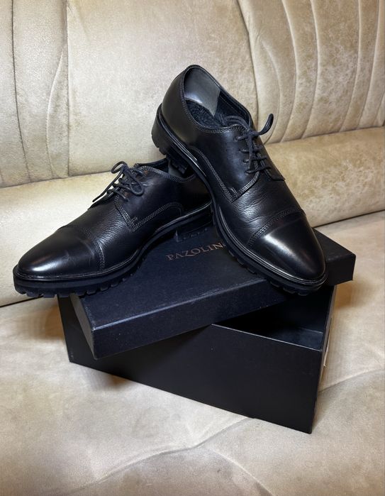 Чоловічі класичні шкіряні туфлі Pazolini, нові, оригінал , 41,5