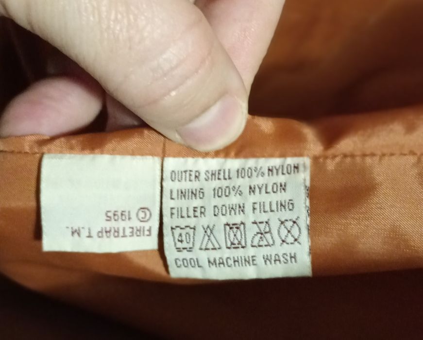 Blusão de penas Firetrap L (grande)-como novo