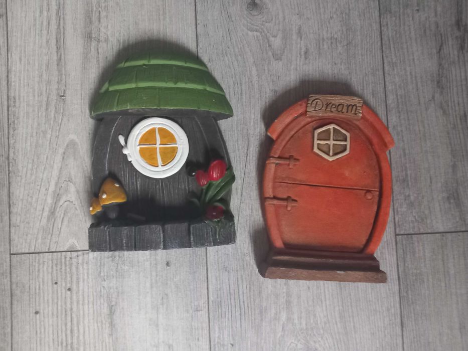 Miniaturowe Drzwiczki dla Wróżek i Elfów - Dekoracja 2 szt.