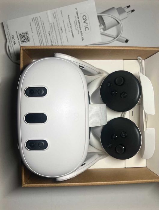 VR окуляри Meta Quest 3 128GB (Оригінал) | Ідеальний стан | Можливий обмін нa "nintendo switch 2"