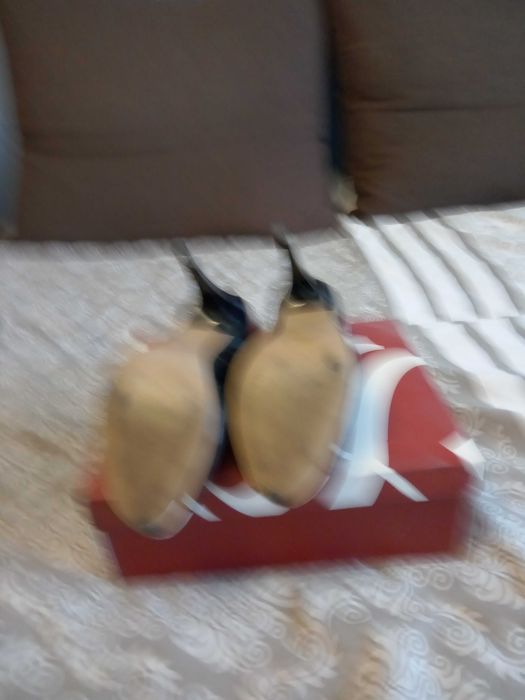 czarno białe szpilki , rozm 36