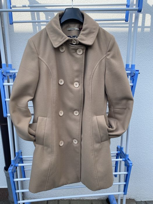 Plaszczyk beżowo-karmelowy jesienny