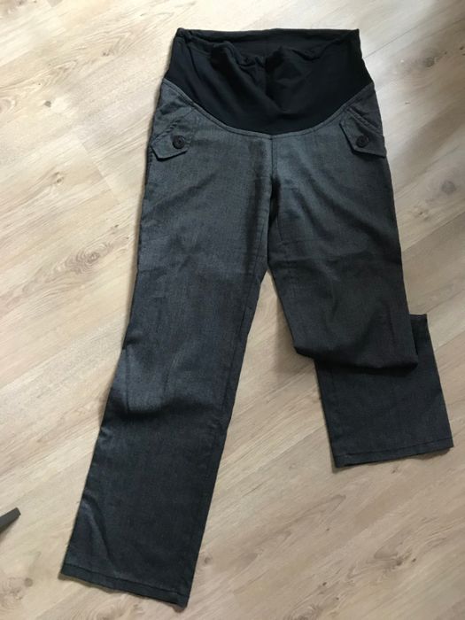 7 SZTUk Spodnie ciążowe rozm. 40 H&M Mamalicious Branco 7 sztuk