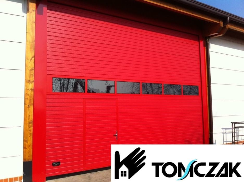 Brama przemysłowa garażowa segmentowa - Super Cena Bramy na Wymiar
