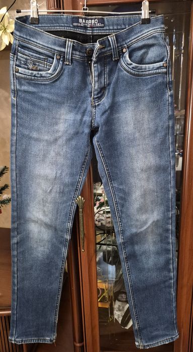 Джинсы мужские теплые на флисе р.29