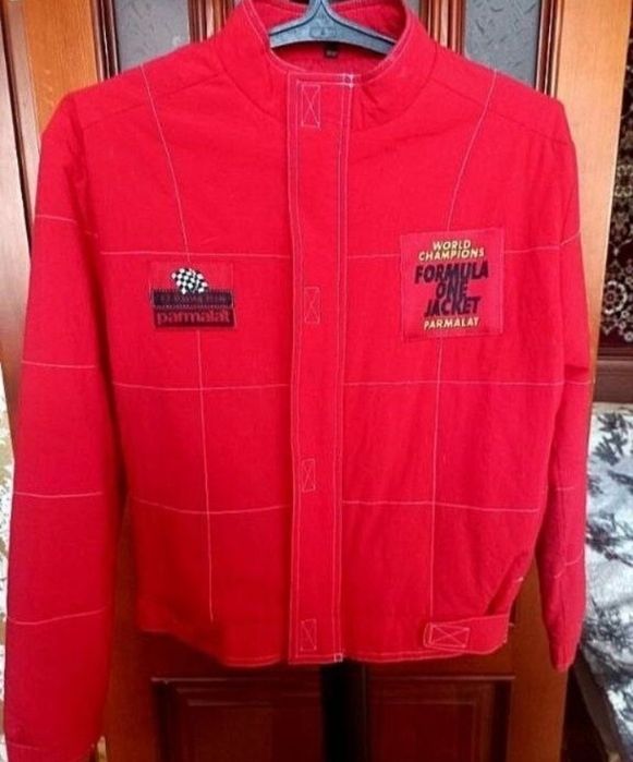 До 18.02.26р. Червоний жакет  Формула 1/F1. Винтаж.